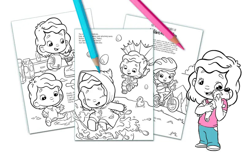 Libro para colorear gratuito para hermanos