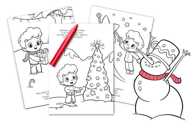 Libro para colorear de Navidad gratis