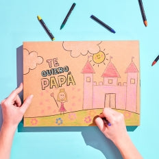 Caja para colorear para papá